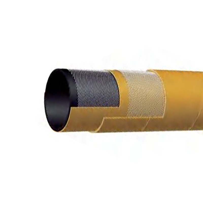 The red oil suction and drainage rubber hose